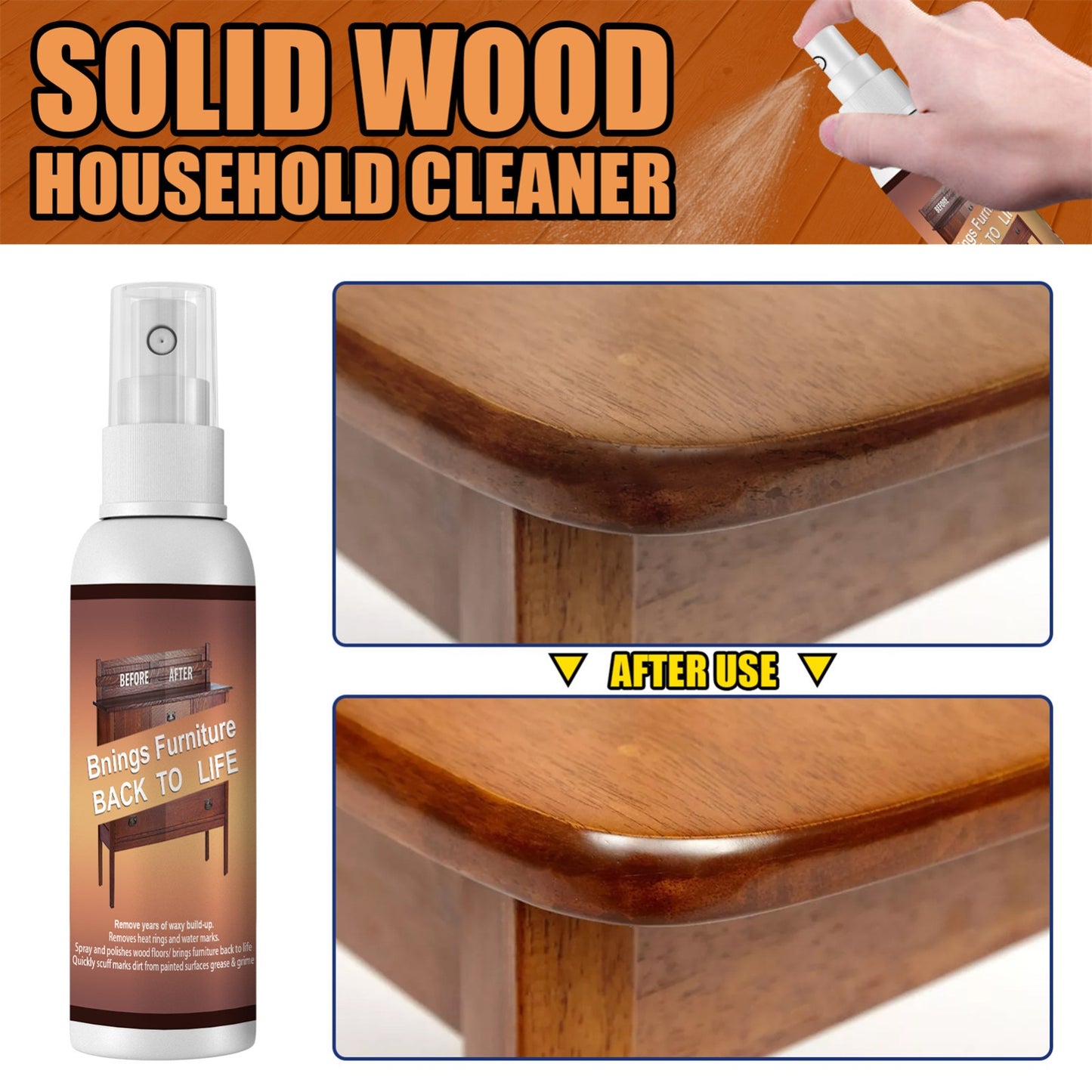 250ML Furniture Shiner Polish Spray