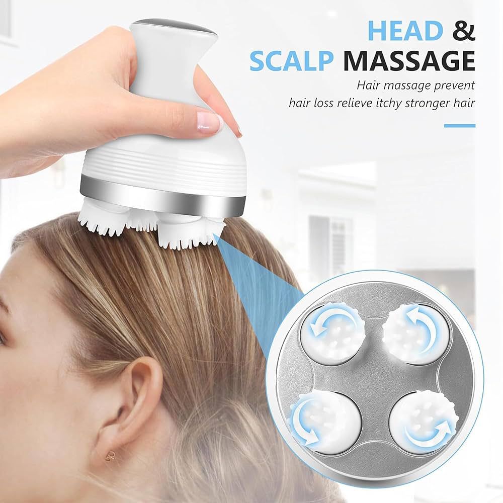 3D Electric Head Scalp Massager USB Charging
