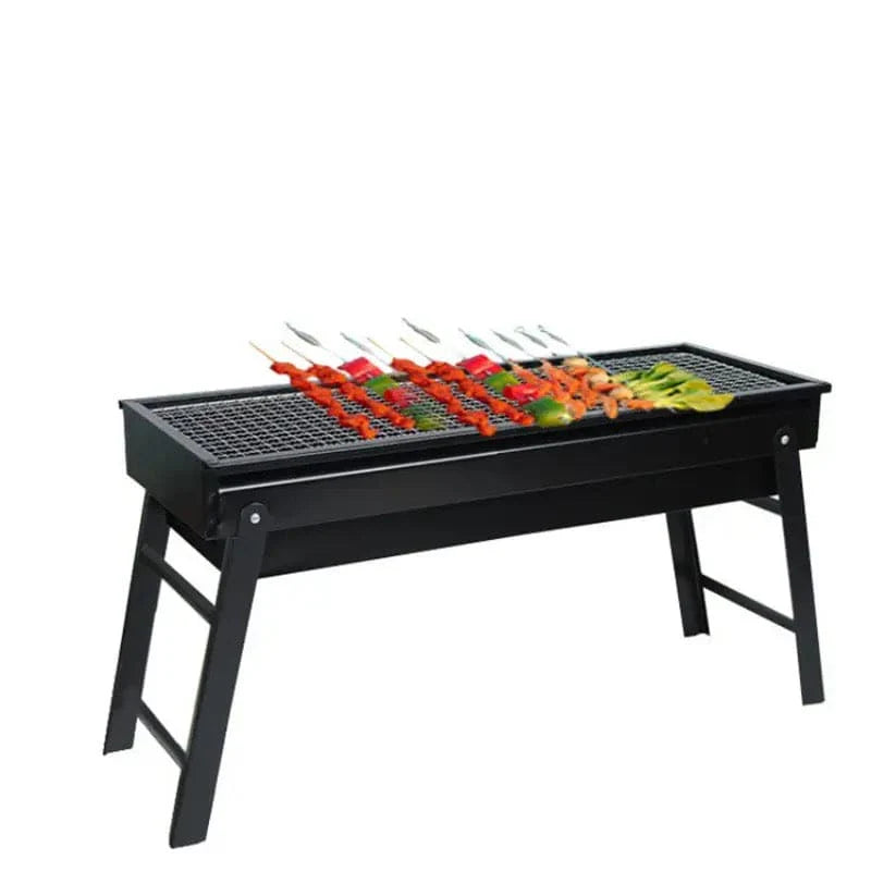 Ashtray BBQ Grill - Charcoal Grill With Stand - Drawer Type Ash Accumulator