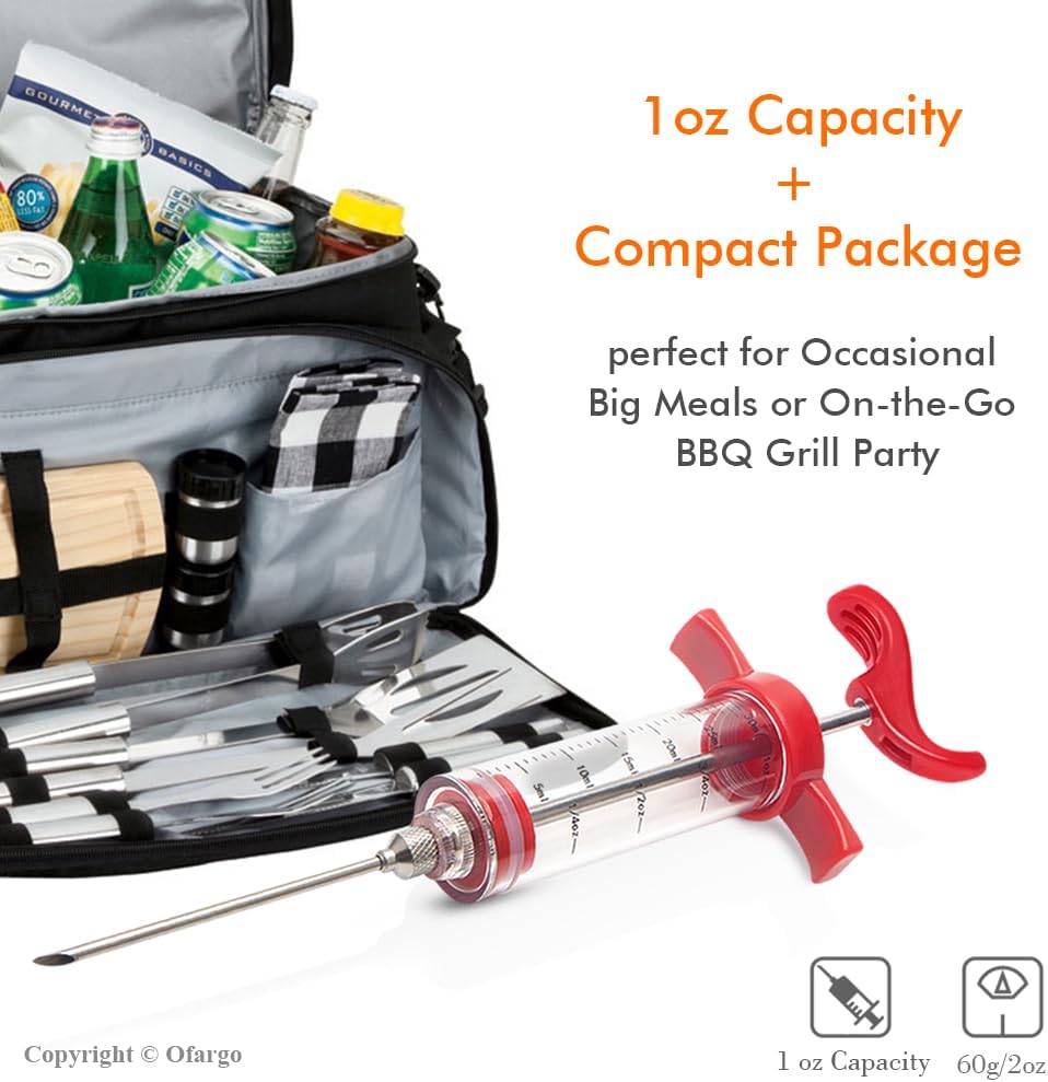 BBQ Plastic Marinade/Masala Injector Syringe