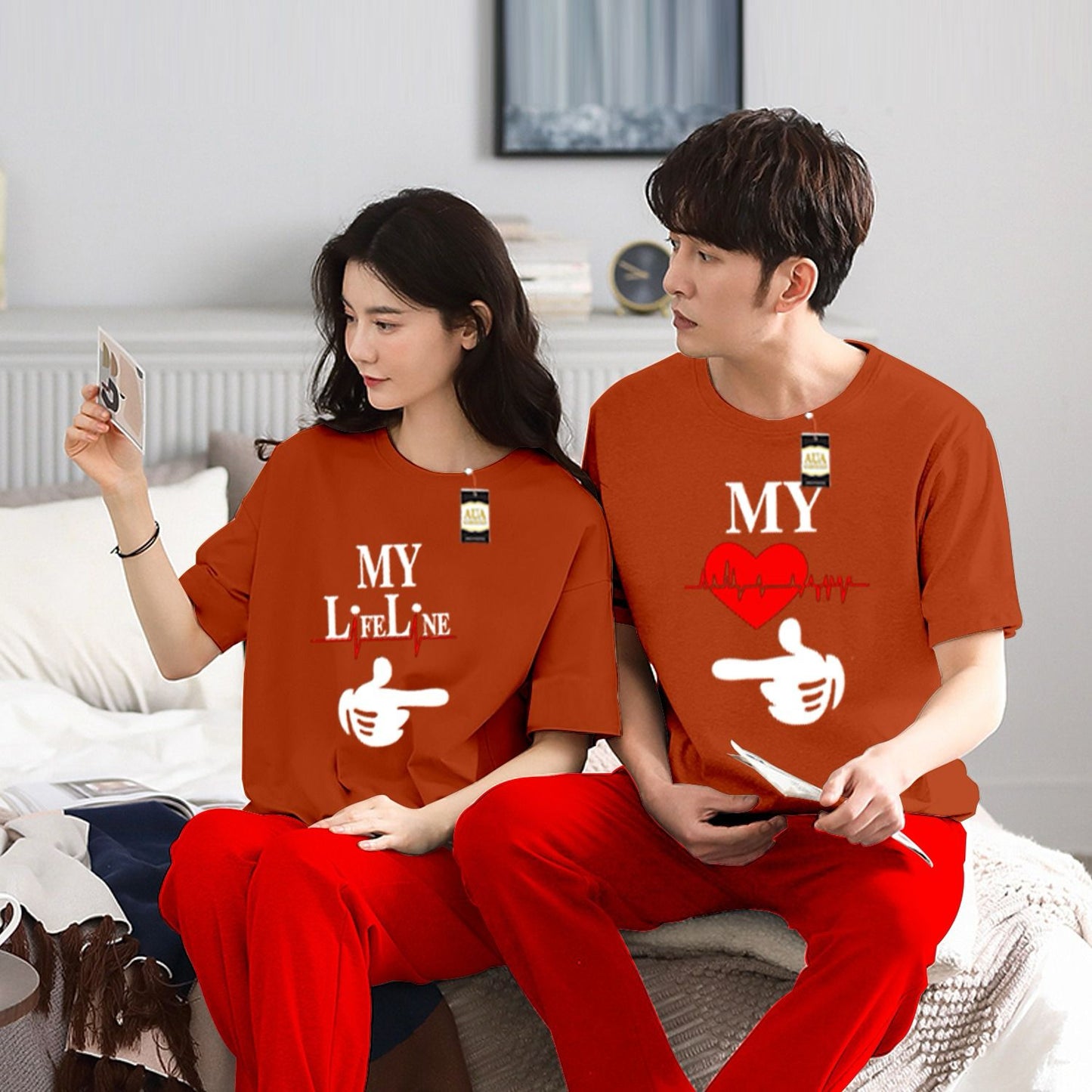 COUPLE NIGHT SUIT'S PACK OF 2