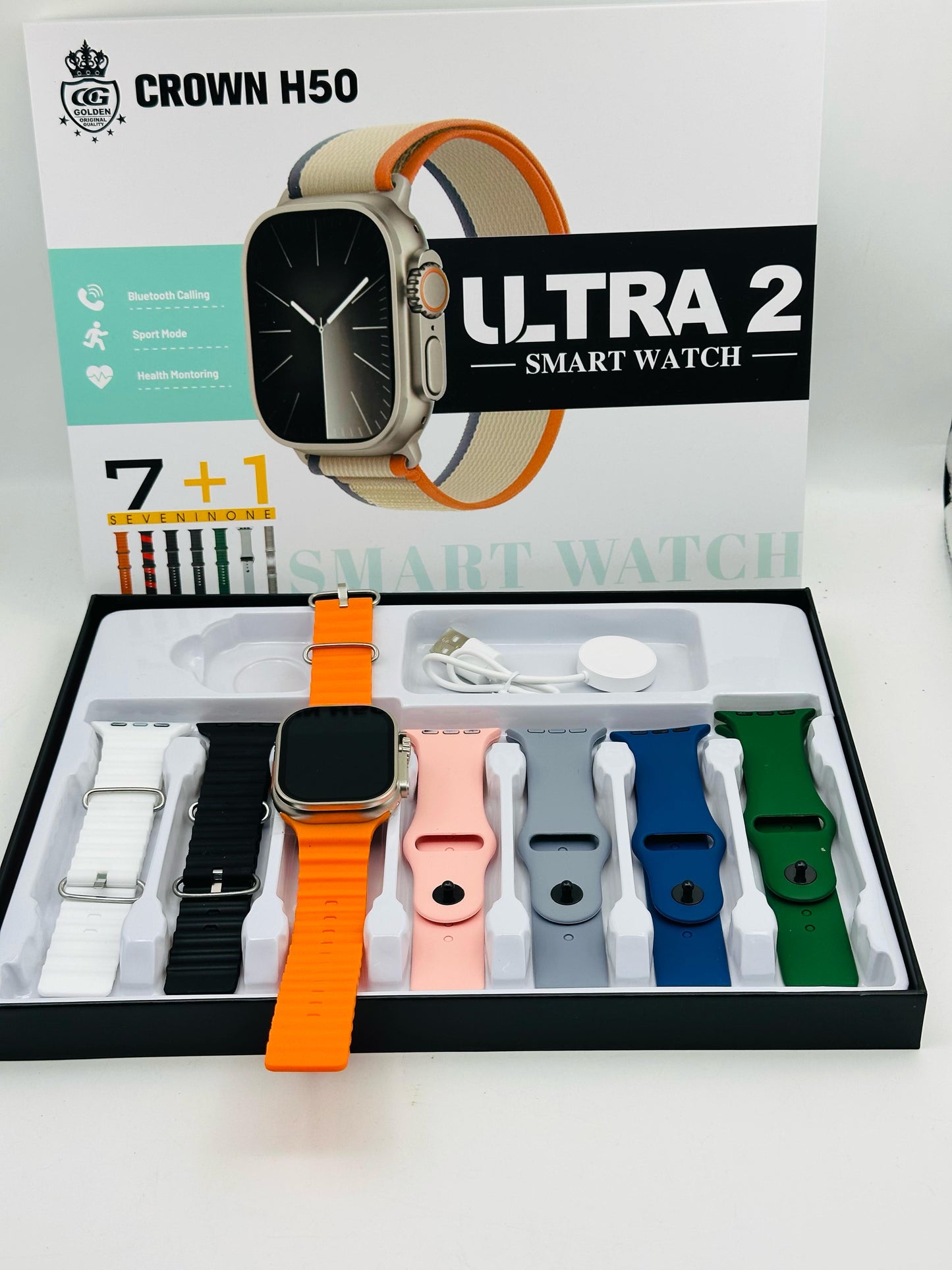 Crown H50 β 7 in 1 ULTRA Smart Watch
