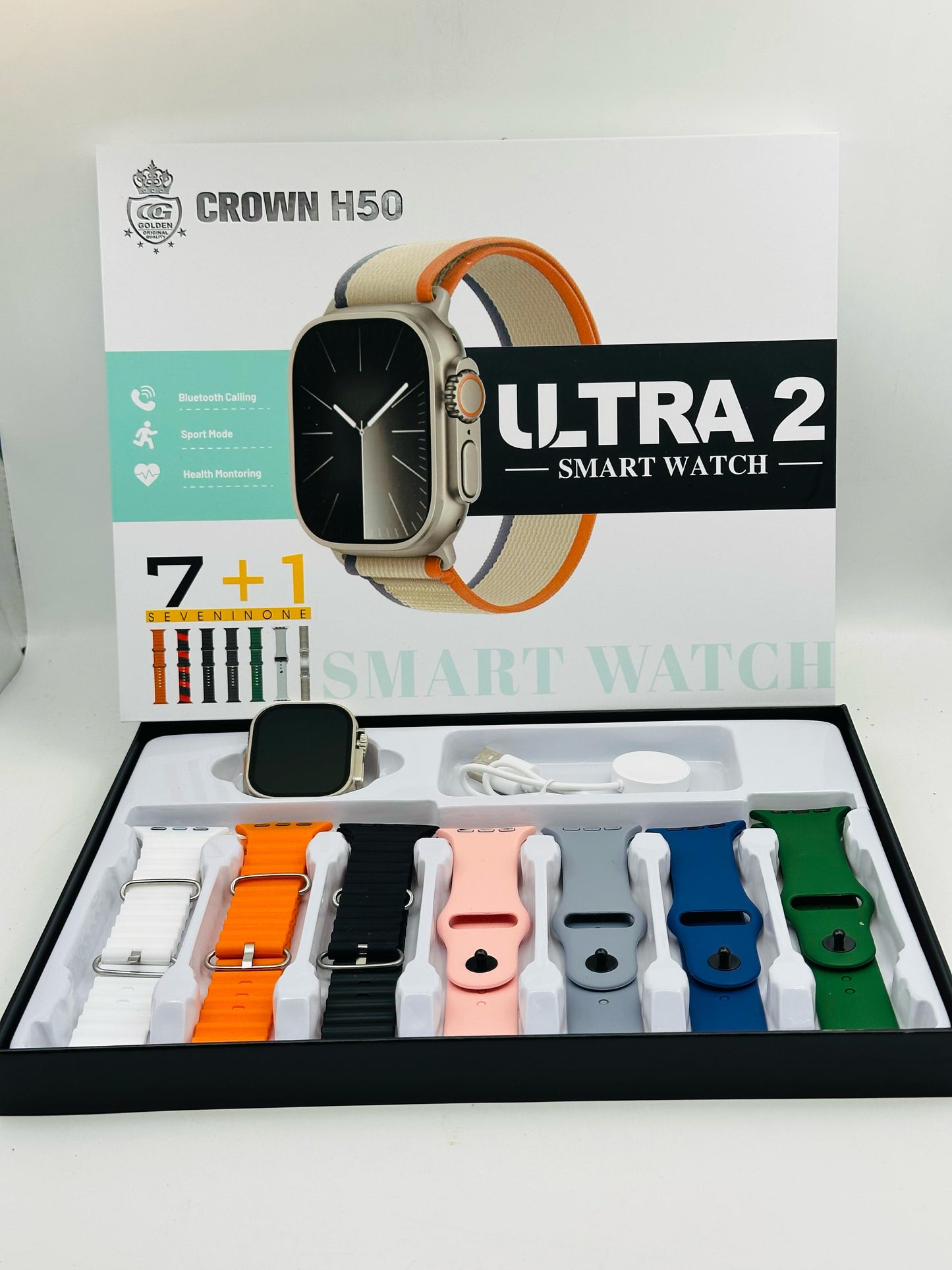 Crown H50 β 7 in 1 ULTRA Smart Watch