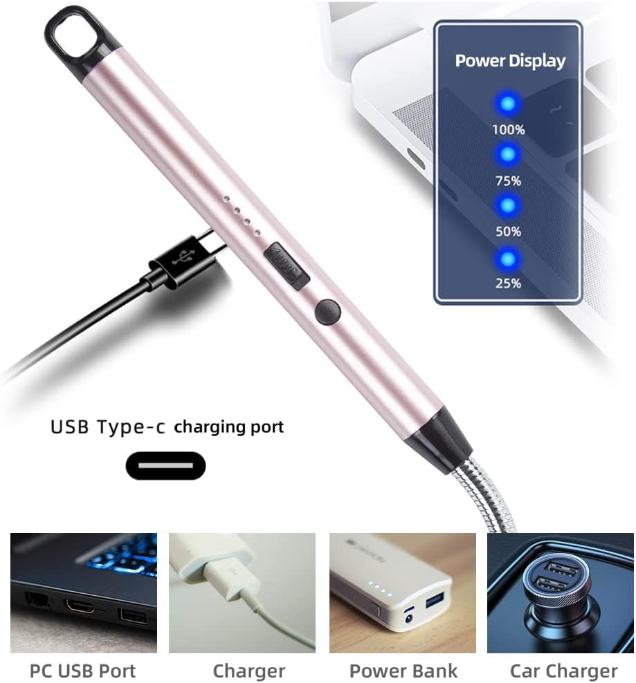 Electric USB Rechargeable Plasma Arc Lighter