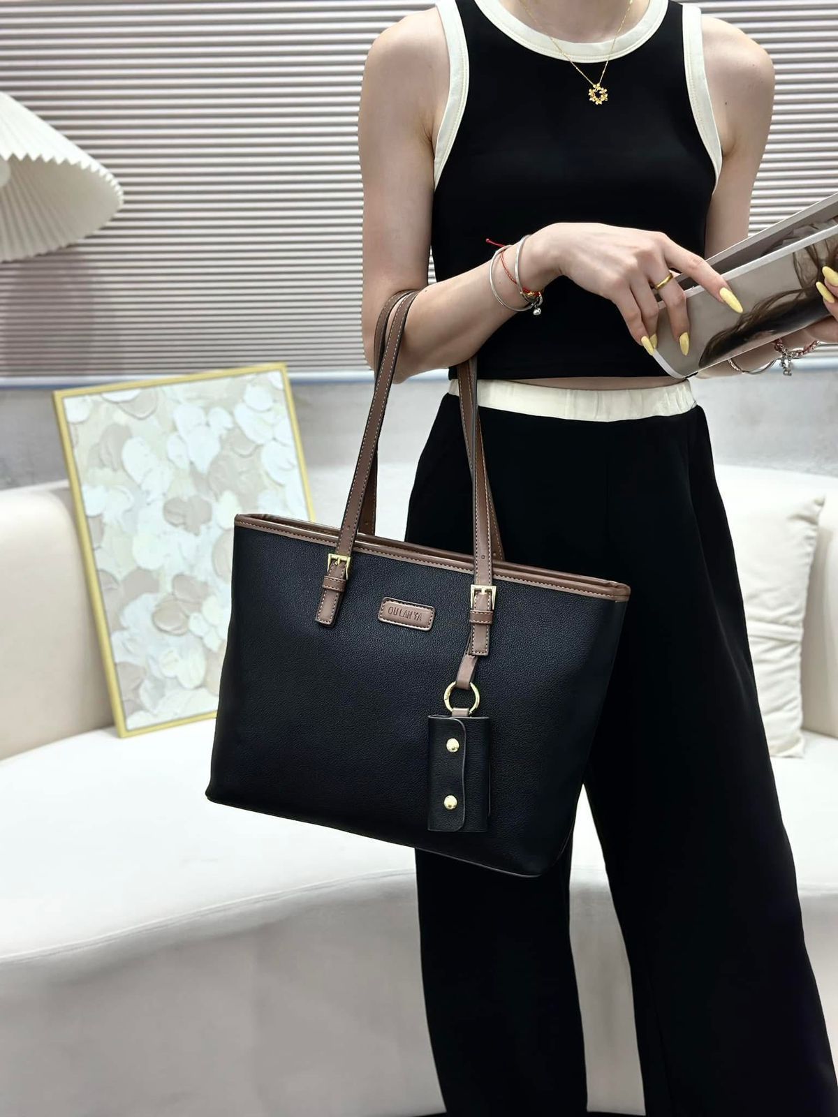 Elegant Essentials Tote Set Bag