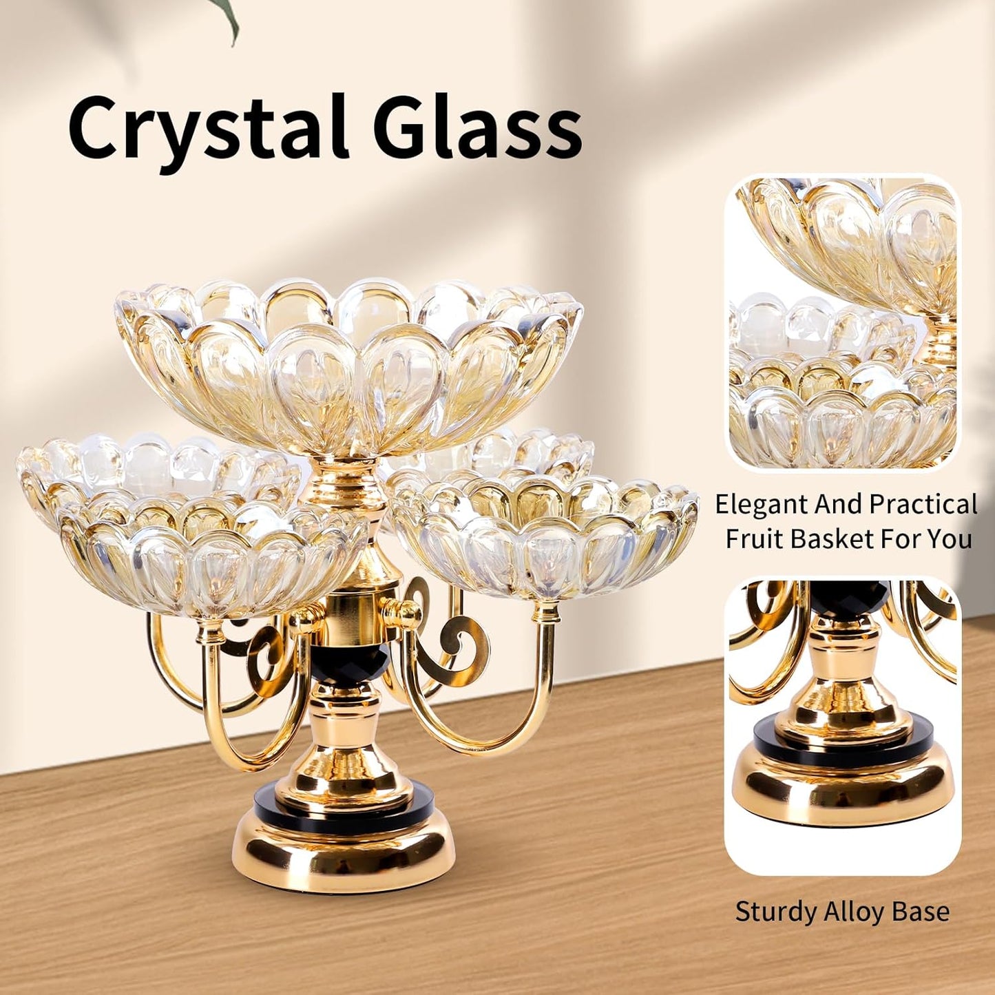 European Style Rotating Dry Fruits & Fruits Platter Stand
