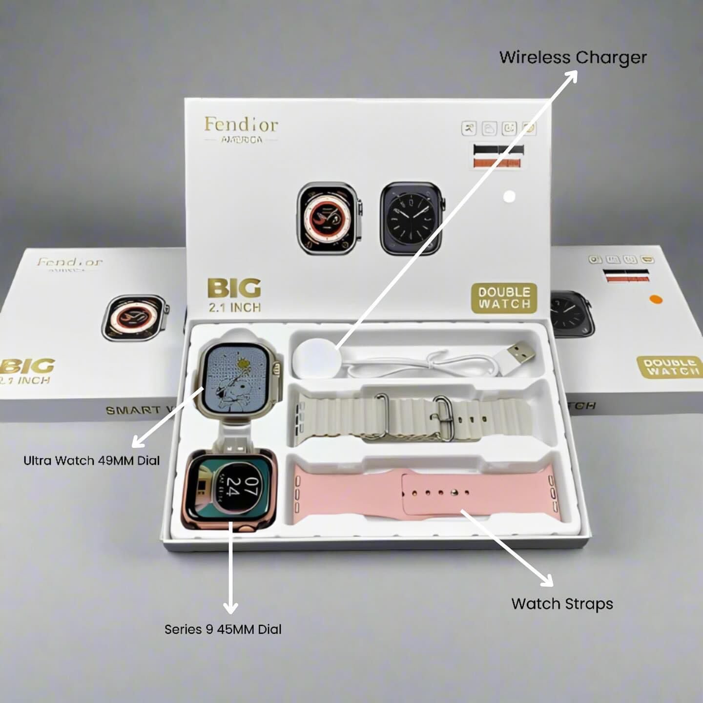 FENDIOR AMERICA – Smart Watch Combo Set