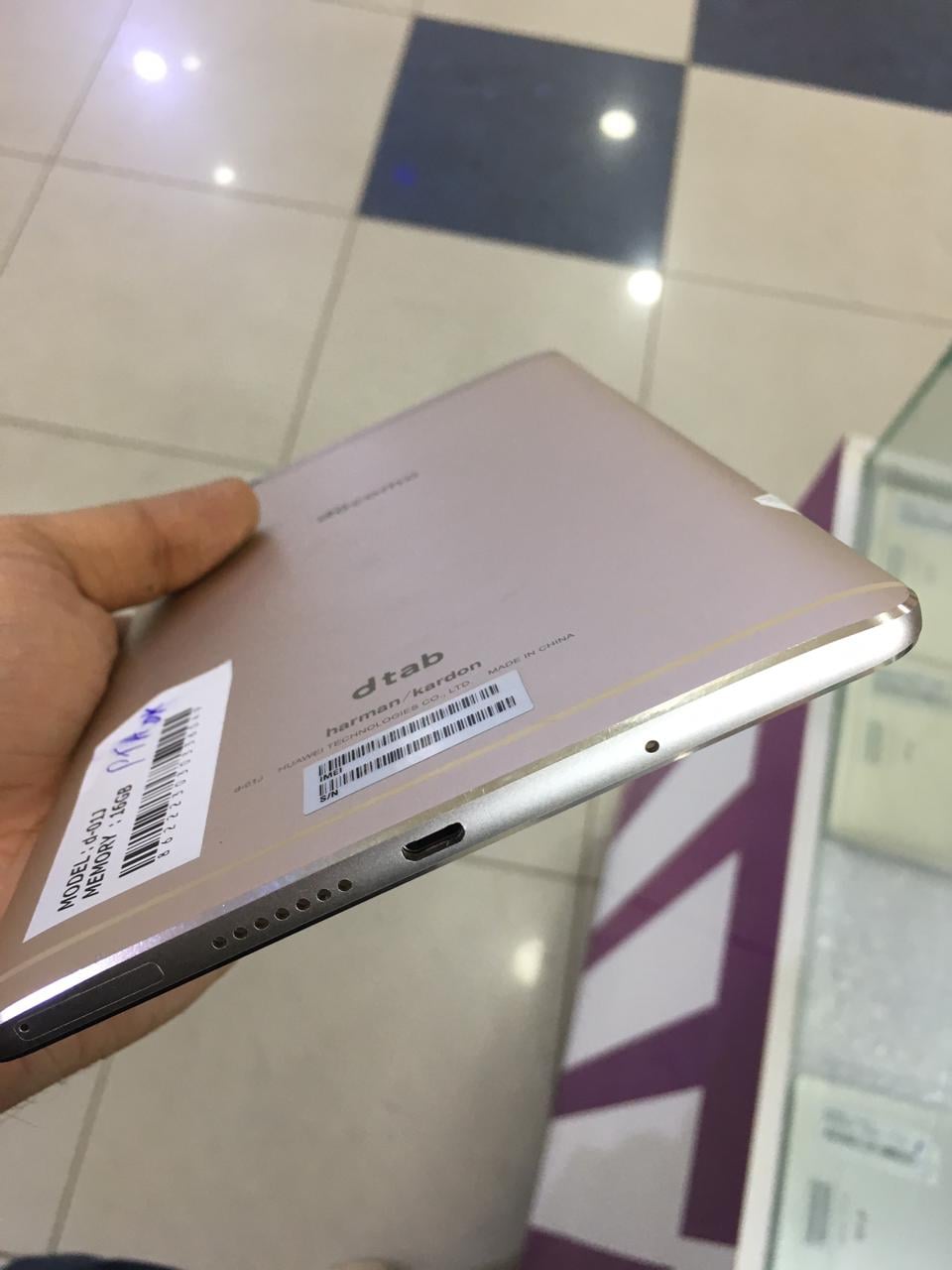 Huawei D Tab Docomo D-01J - 3GB–16GB - Data and Calling Tablet - PTA Approved - 7 Days Checking Warranty - Free Charger & Box