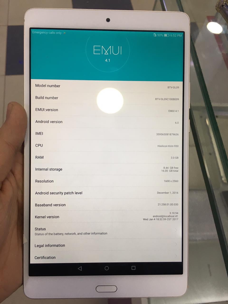 Huawei D Tab Docomo D-01J - 3GB–16GB - Data and Calling Tablet - PTA Approved - 7 Days Checking Warranty - Free Charger & Box