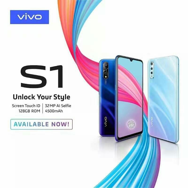 Imported ViVo S1 with Box Dual Engine Fast Charger Back Jelly Cover Handsfree Sim Eject Tool - 8/256 RAM ROM (for user 6/128) - Super AMOLED Display - Dual Sim Approved - Vivo Mobile - Vivo Phone - Budget Phone - 4G Mobile - Smart Phone