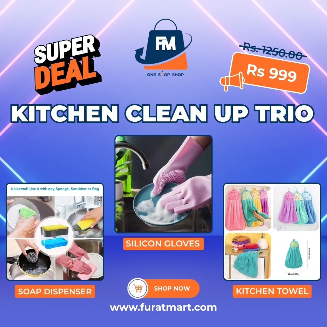 Kitchen Clean-Up Trio