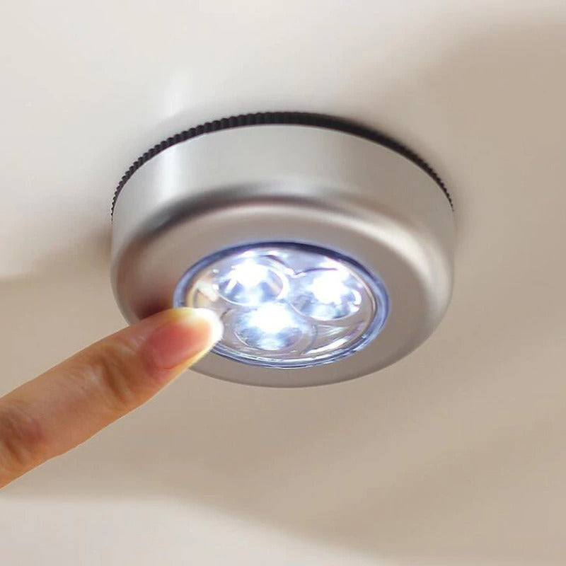 LED Tap Touch Light - ONOFF Tap Light Push Button - Soft LED Night Light - Self Adhesive LED Lamp