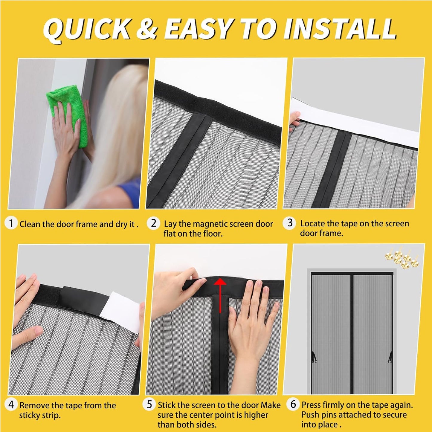 Magnetic Screen Door