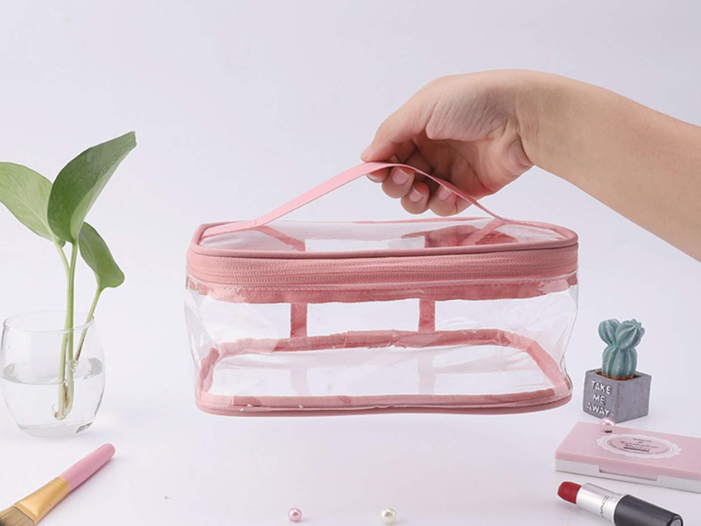 Makeup Bag Zipper Waterproof Portable Travel Storage Pouch