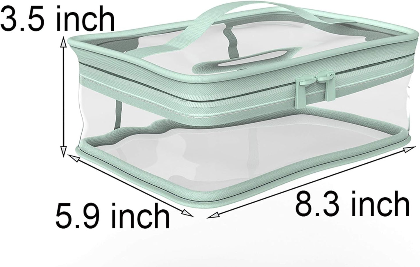 Makeup Bag Zipper Waterproof Portable Travel Storage Pouch