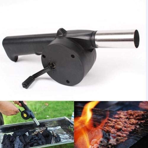Manual Hand Crank BBQ Fan For Barbecue Grill