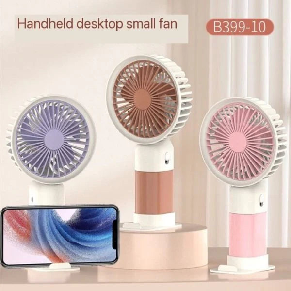 Mini Cute Fan With Mobile Holder