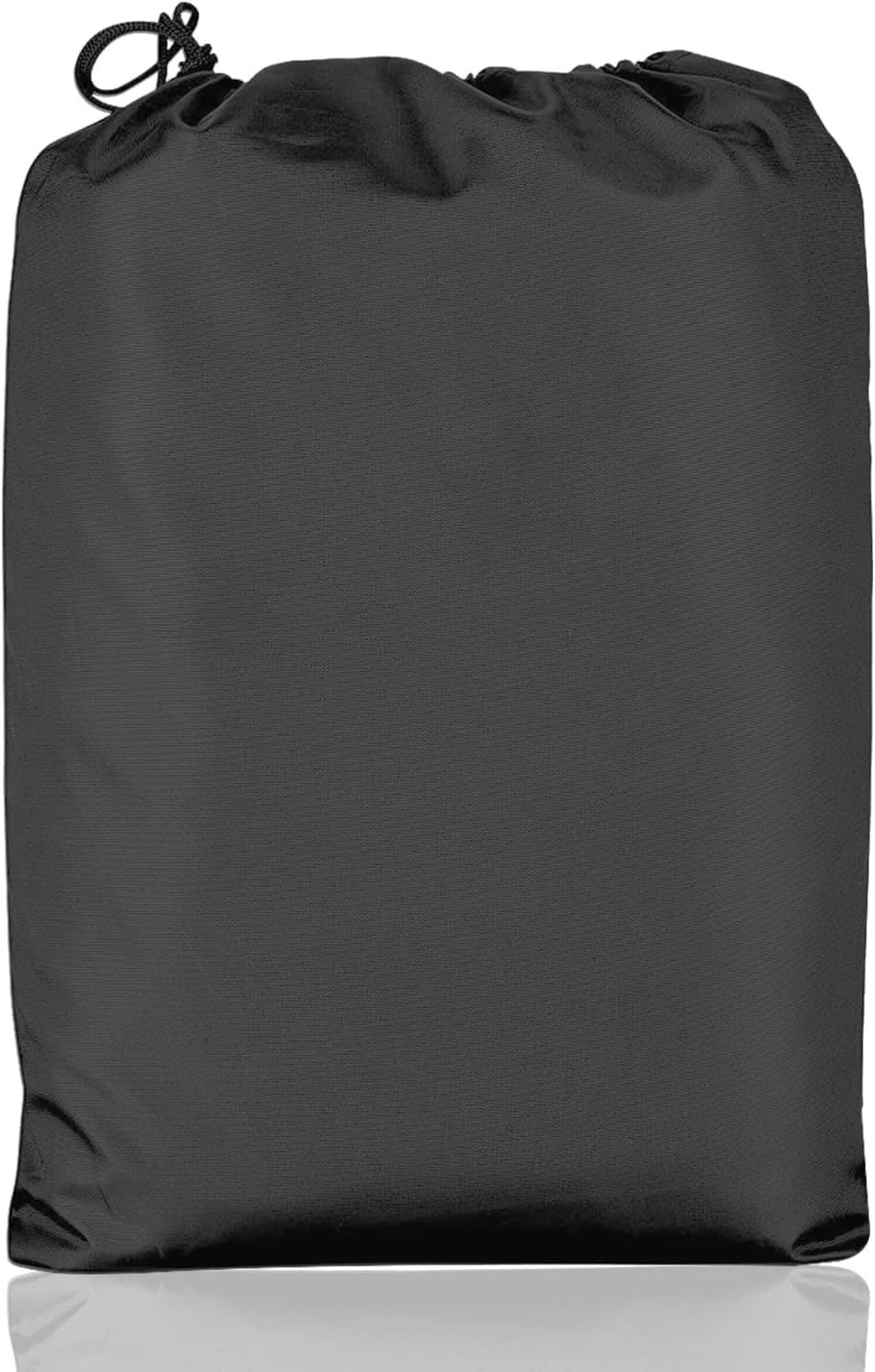 Motorcycle Cover -Waterproof Outdoor Bike Cover, Made of Heavy Duty Material, Fits up to All Motors (Black& Lockholes & Professional Windproof Strap)