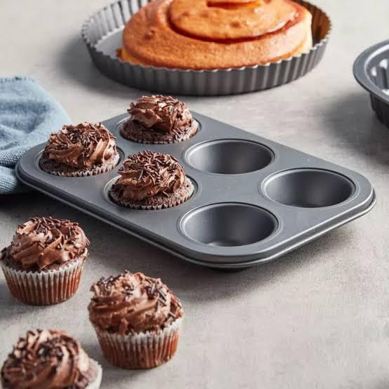 Muffin Cookie Cupcake 6 Hole Cup Baking Tray