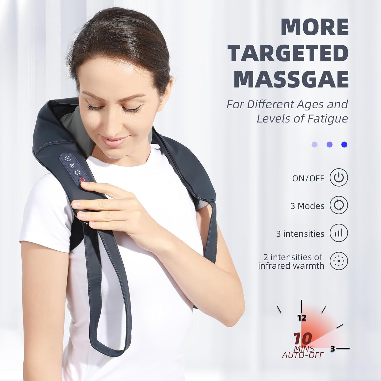 Neck & Shoulder Massager with Heat