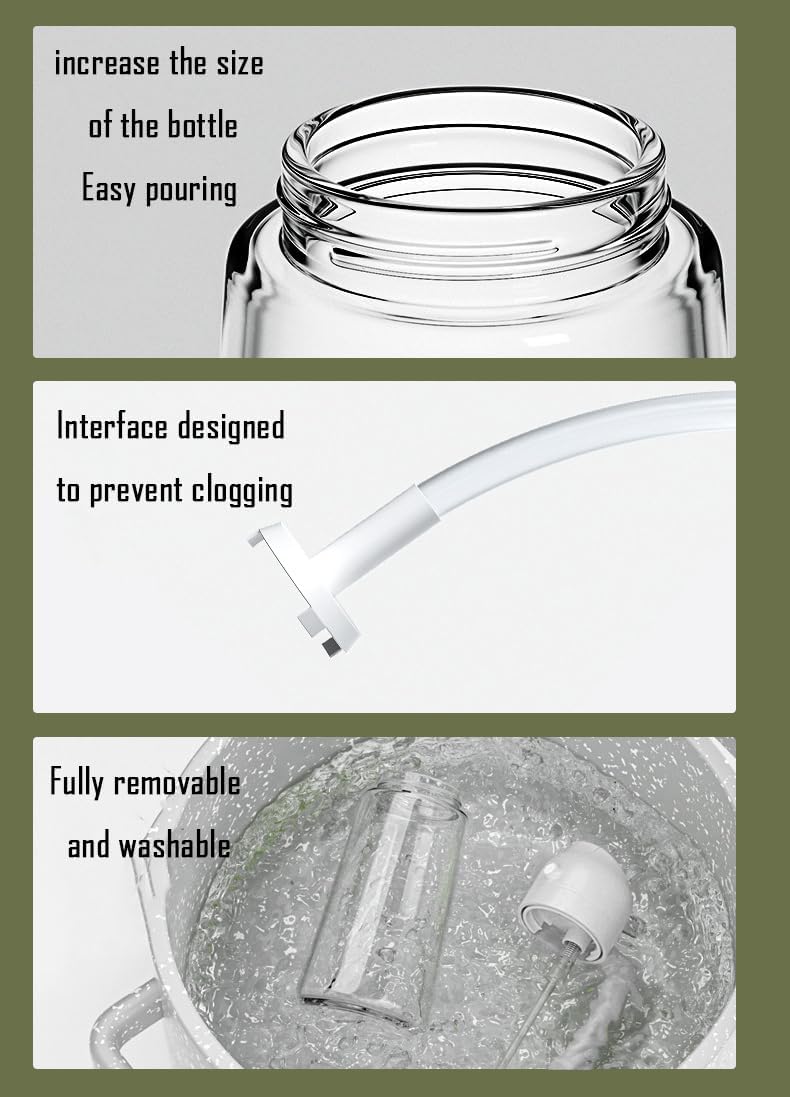 Oil Sprayer for Cooking,2 in 1 Olive Oil Dispenser and Oil Sprayer - Olive Oil Spritzer, Oil Sprayer for Air Fryer, Salad, BBQ, Roasting-White