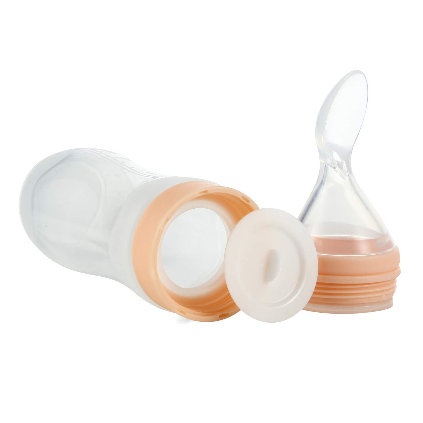 PandaEar Silicone Baby Food Dispensing Spoon - Fruit Squeeze Feeder - Travel Friendly Kids Toddlers Boys Girl