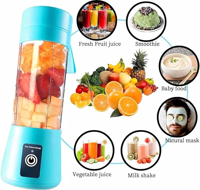 6-blade Portable Blender for Smoothie, Milkshake, Juice