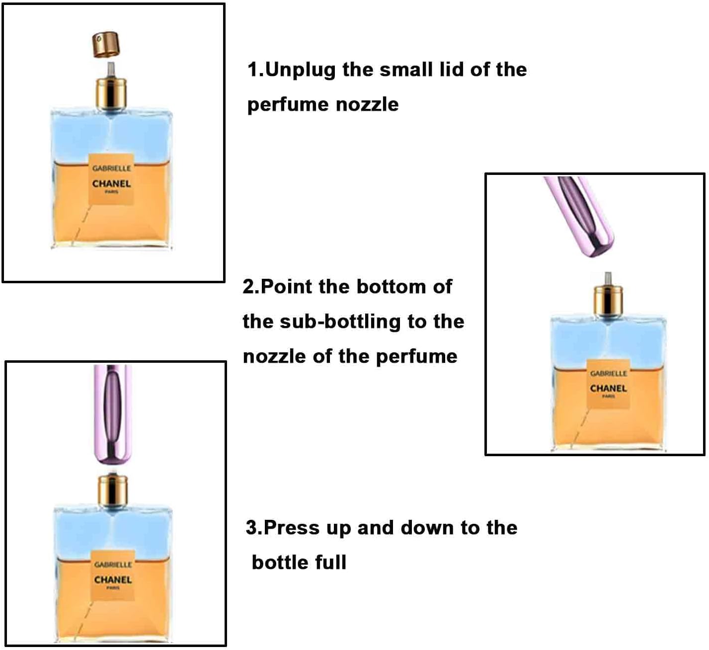 Portable Mini Refillable Perfume Atomizer Bottle Atomizer Travel Size Perfume Spray Bottles