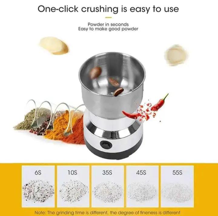 RAF Multifunctional Mini Electric Cofee Maker & Grinder Machine – Automatic 300W Coffee Beater, Mixer & Blender for Coffee Beans, Spices, & Masala