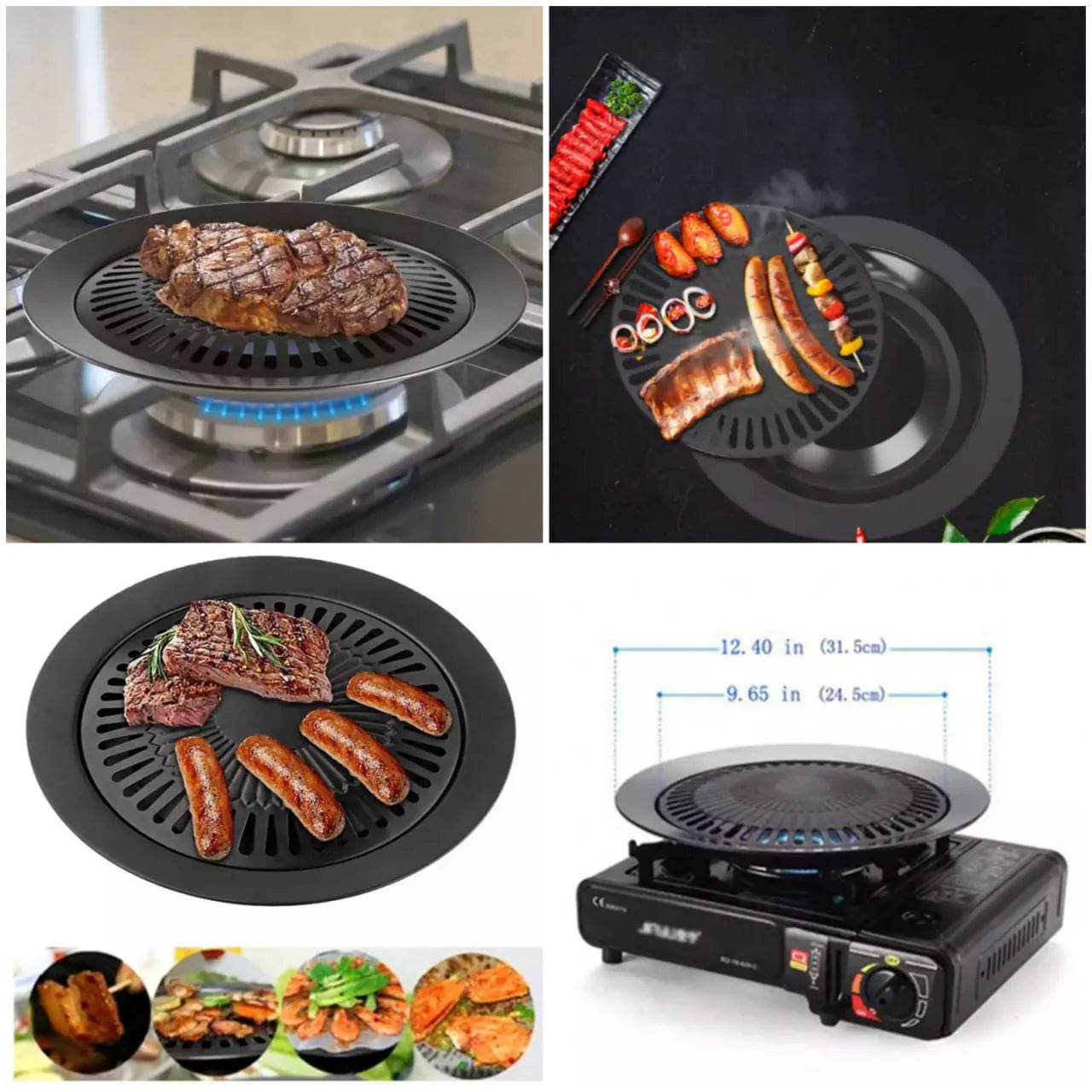 Stove Grill - Non Stick Smoke-Free Indoor