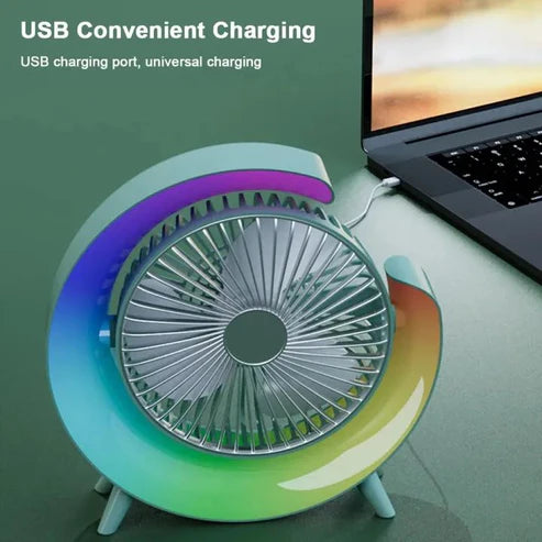 USB Charging Colorful Running Horse Lamp