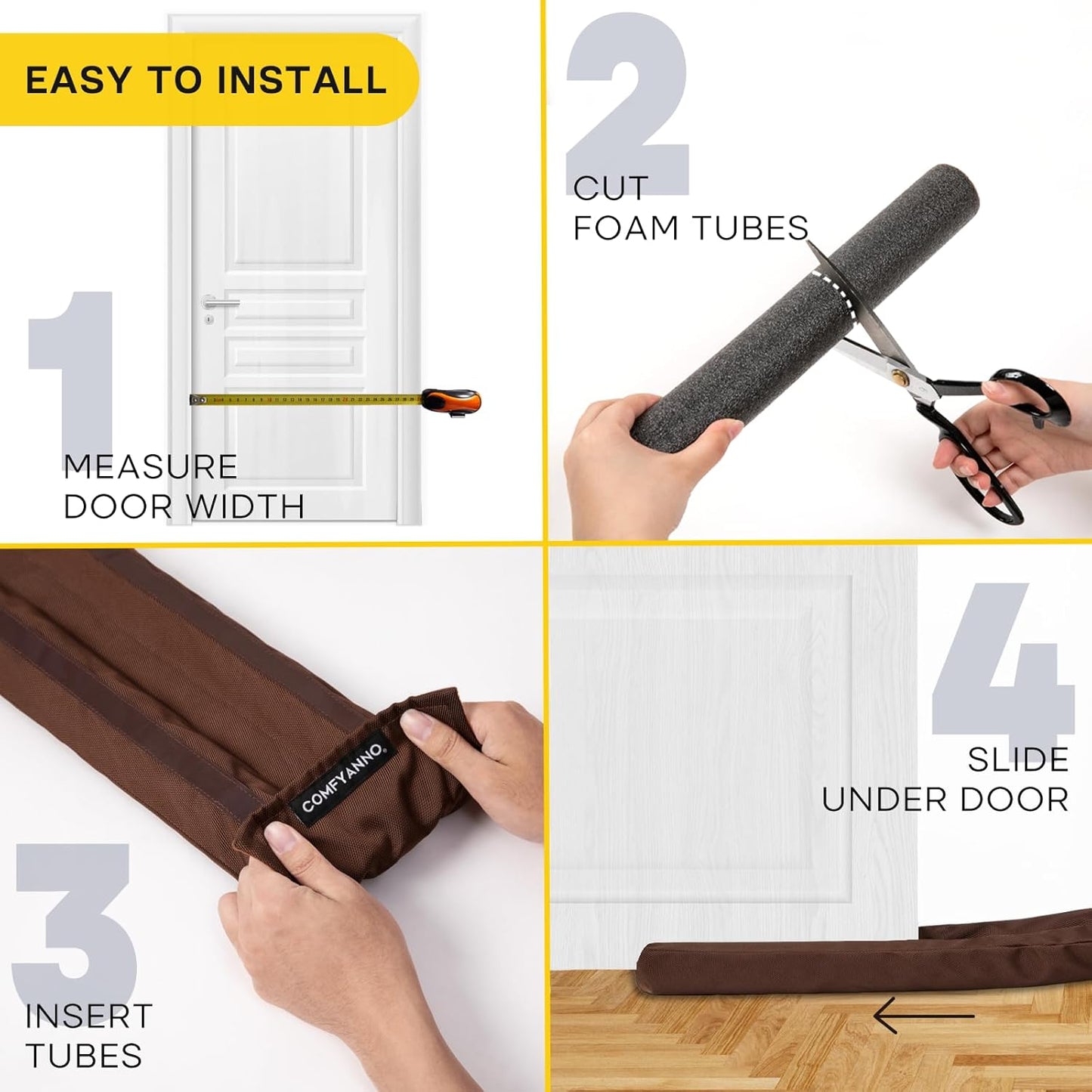 Under Door Draft Stopper