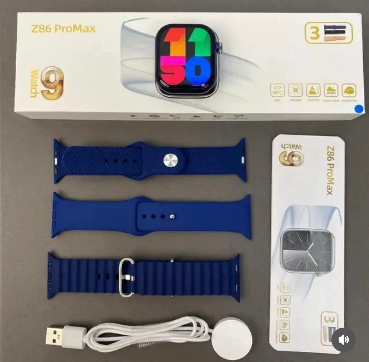 Z86 Pro Max Series 09 – AMOLED Wireless Smartwatch