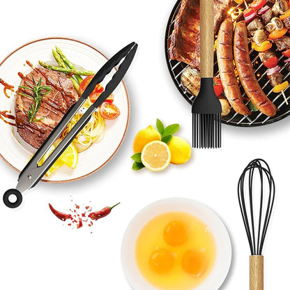 12 Pieces Cooking Tools Set Silicone Spoon Set (multicolor)