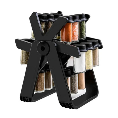 18 Jar 360 Rotating Spice Organizer