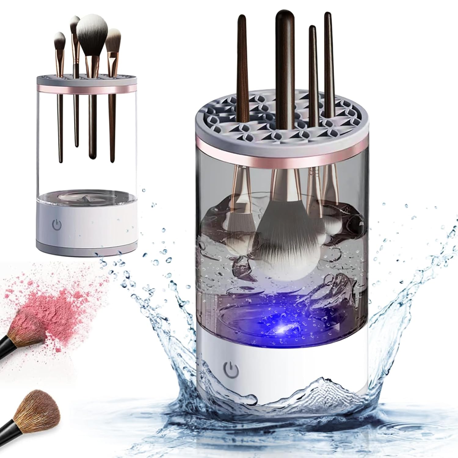 2 In 1 Electric Makeup Brush Cleaner Machine
