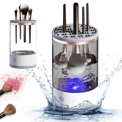 2 In 1 Electric Makeup Brush Cleaner Machine