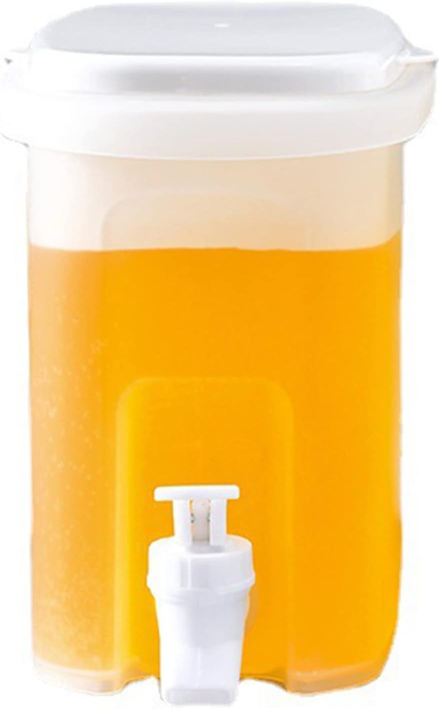 3.5L Drink Dispenser - Plastic Drinks Dispenser - Juice & Water Dispenser with Dual Use