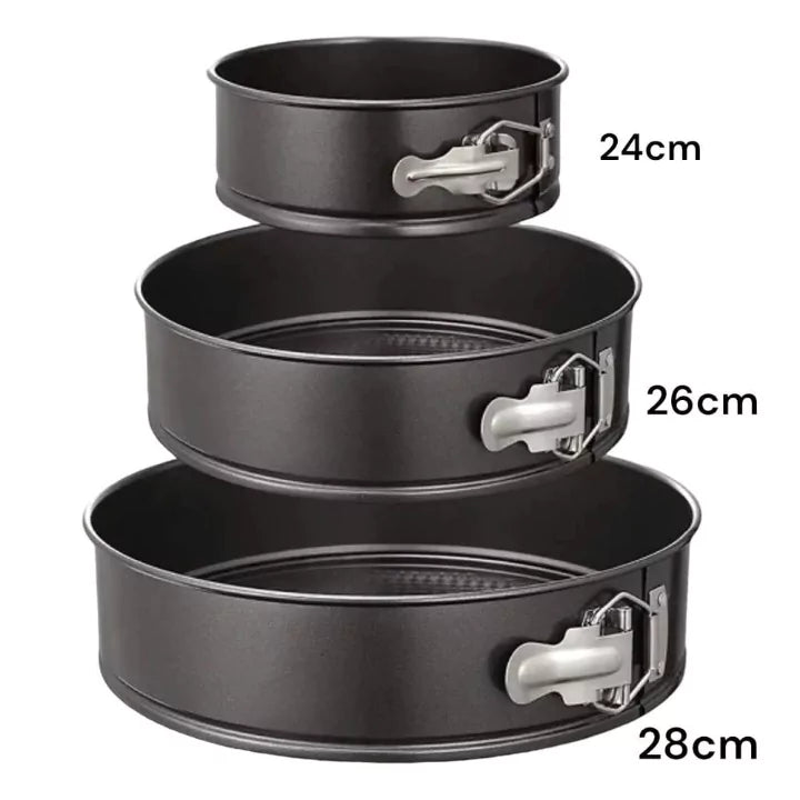 3 Pcs Non Stick Cake Pan Set