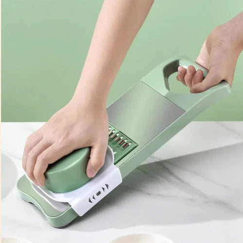 5-in-1 Stainless Steel Vegetable Cutter & Grater