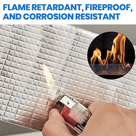 Aluminum Foil Tape Waterproof Tape, 2 inch x 16 feet, Aluminum Foil Tape Butyl Sealant Tape for RV Repair, Window, Silicone, Boat and Pipe Sealing, Glass & EDPM Rubber Roof Patching, Silver