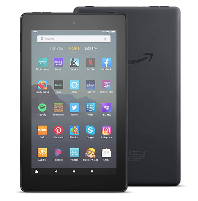 Amazon Fire 7 | 5th Generation | 8 GB Storage | 1 GB RAM | 1.3 GHz quad-core processor | 7″ IPS Display | 2 MP main camera With 720p HD video recording | 2980 mAh Battery | 7 Days Checking Warranty | Free Box & Charger 