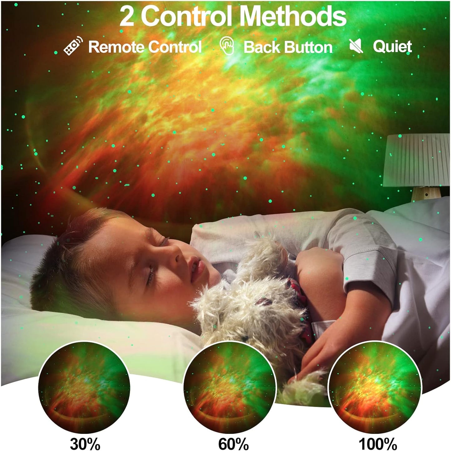 Astronaut Star Projector Galaxy Night Light