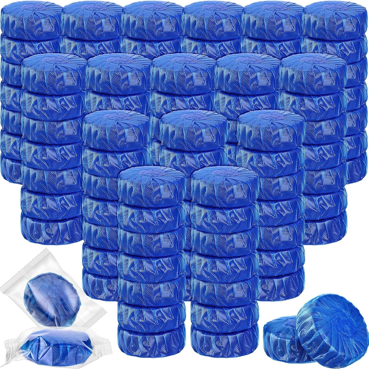 Automatic Toilet Cleaner Tablets Toilet Bowl Long Lasting Bathroom Tank Tablets (Blue)