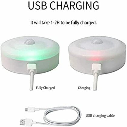 Body Induction Lamp Smart Motion Sensing For Bedroom With USB Cable Motion Sensor Light