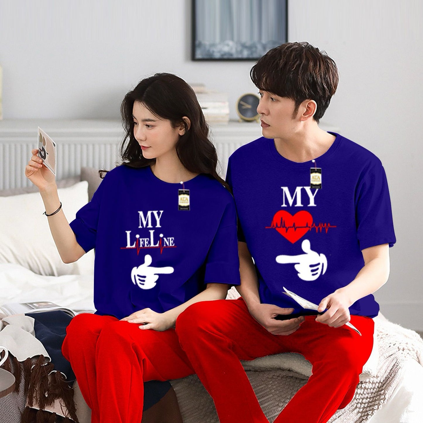 COUPLE NIGHT SUIT'S PACK OF 2