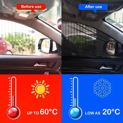 Car Window Sunshade, Breathable Mesh Car Window Screen Streched , for Night Camping, Privacy Shade