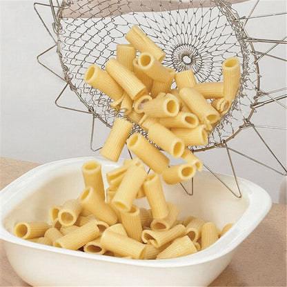 Chef Basket 12 In 1 Kitchen Tool Steam Rinse Deep Fry Fold Flat Easy To Store