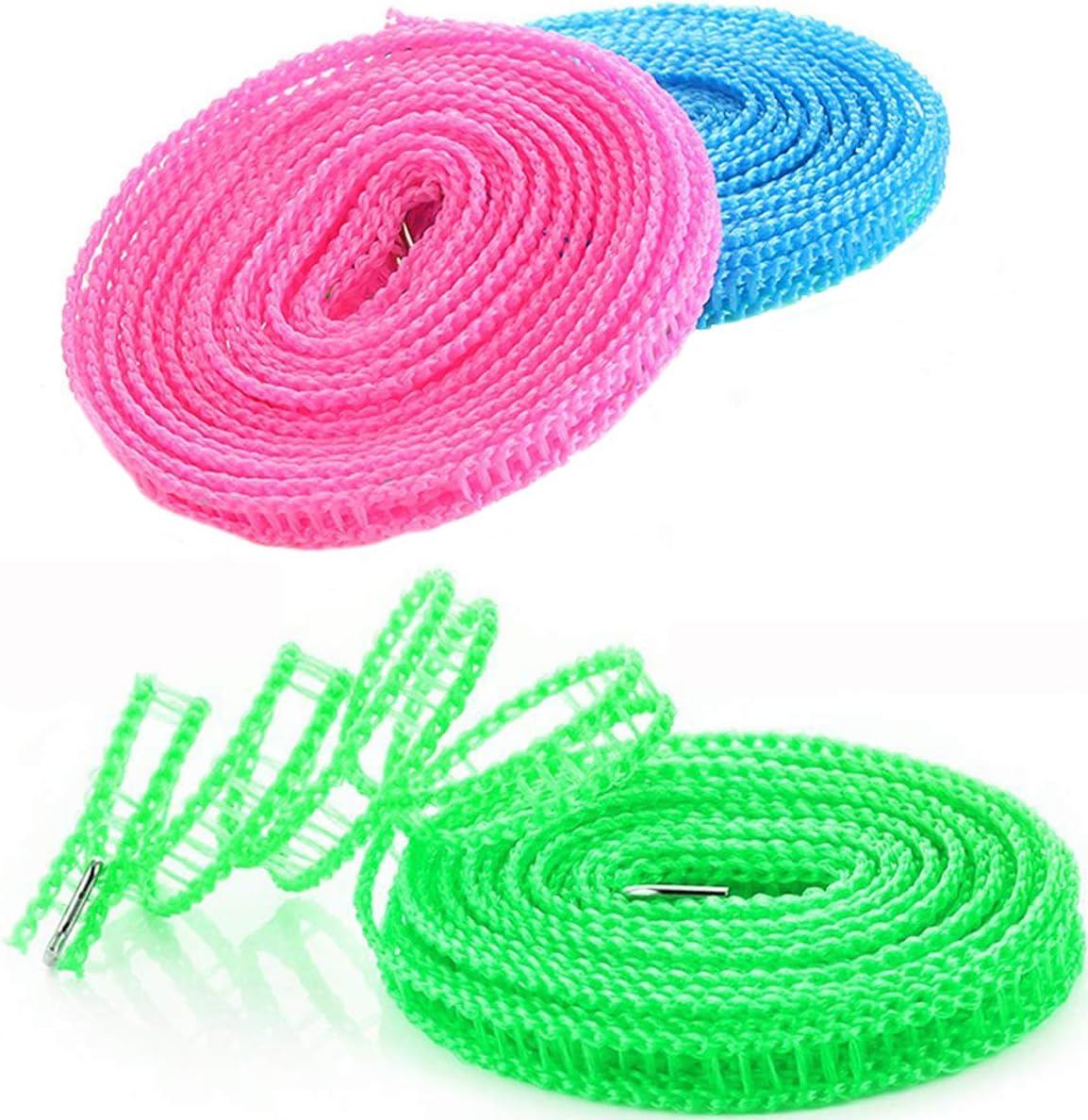 Clothes Drying Rope Portable Windproof 5m Clothesline for Camping Travel, Indoor, Outdoor, Laundry, Clothes Line
