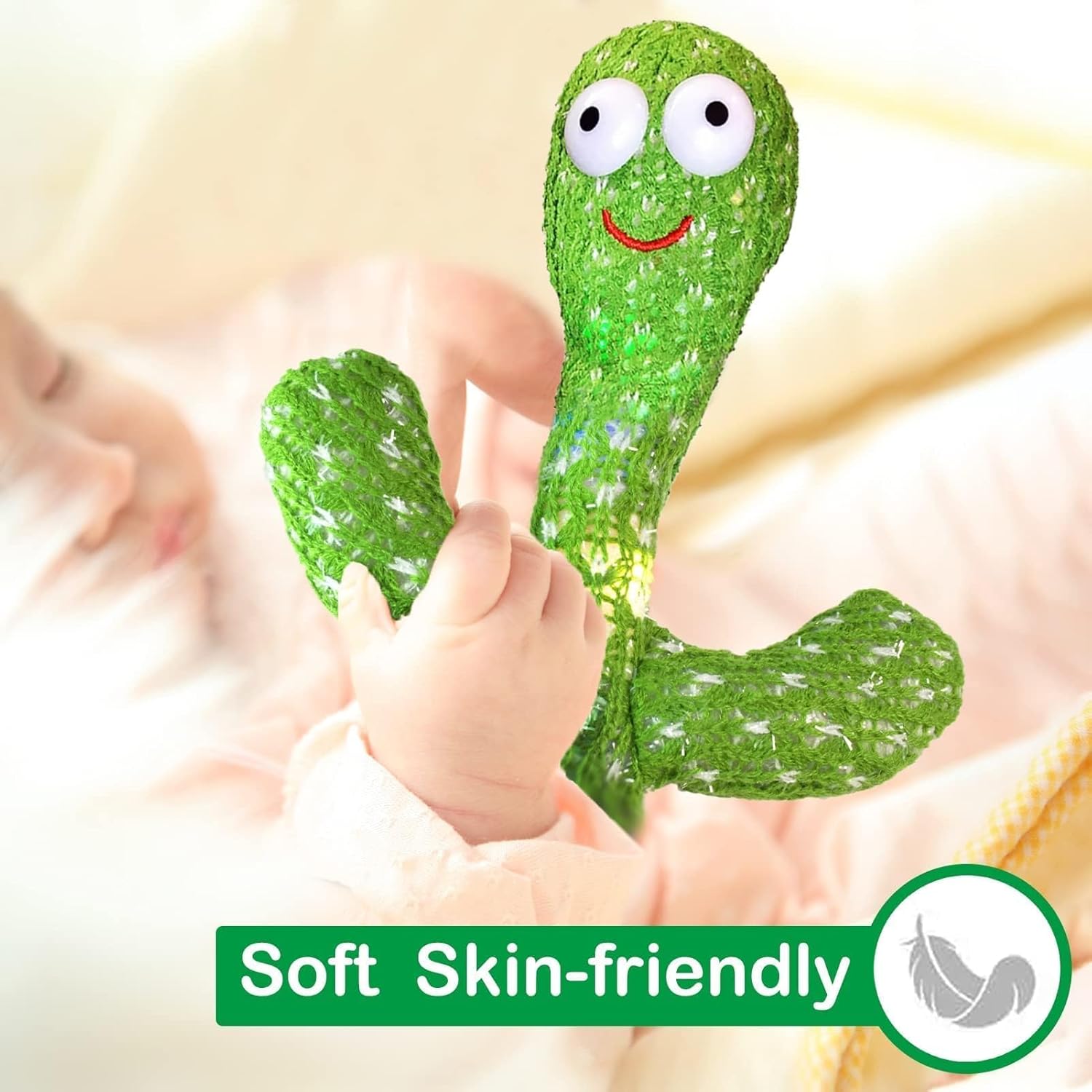 Dancing Talking Cactus Mimicking Toy For Kids
